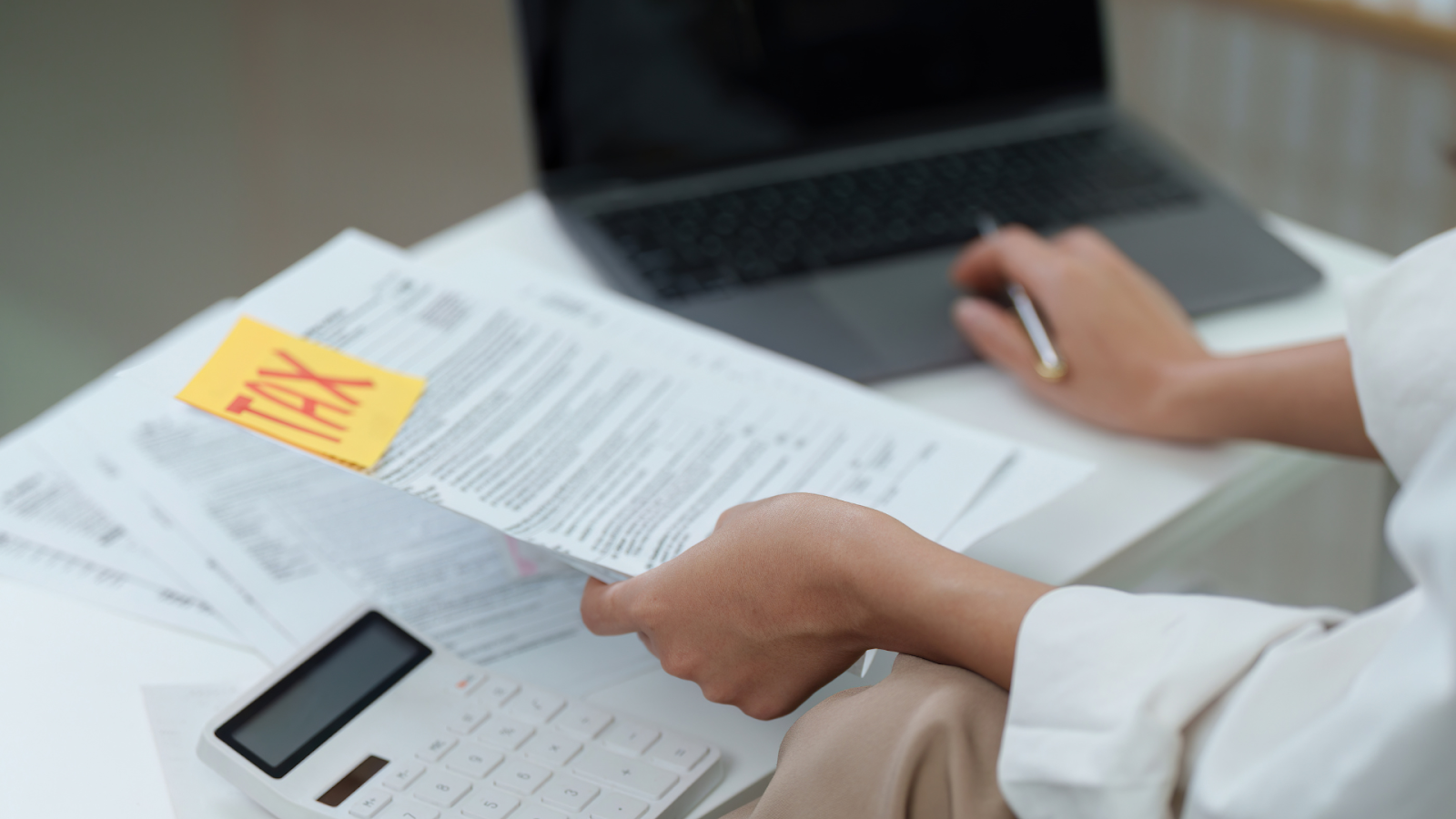 Reviewing tax documents