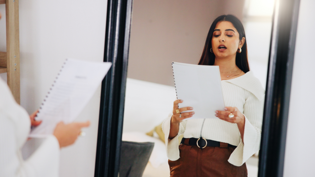 Homeowner practicing her case for the Appraisal Review Board Hearing