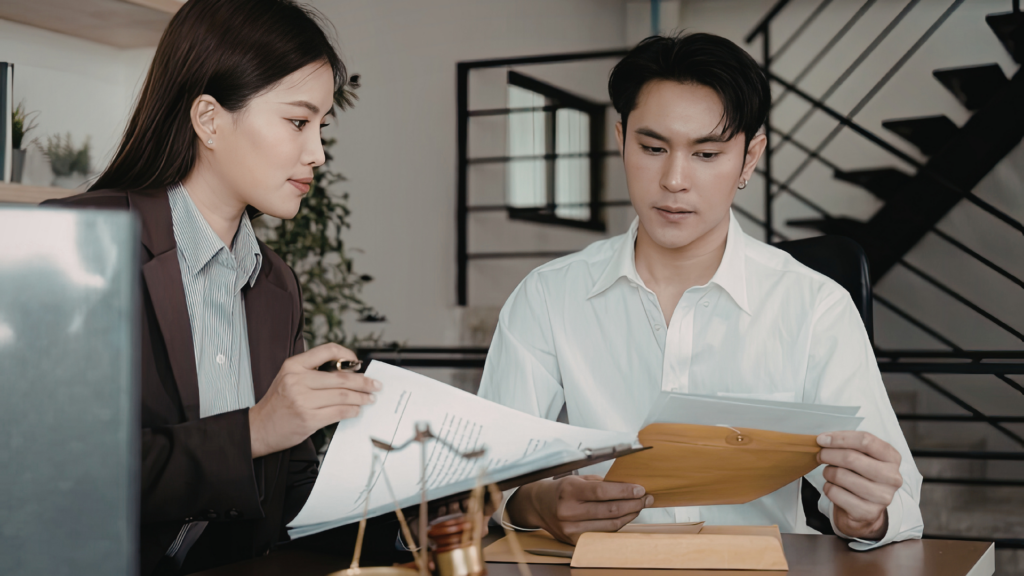 Legal professionals examining property records to identify assessment mistakes
