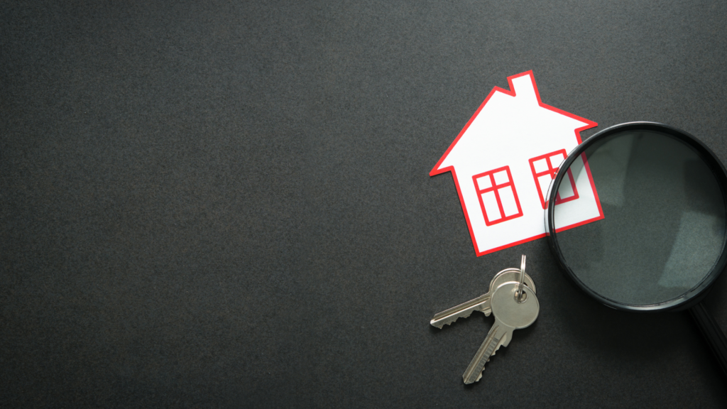 House cutout and keys showing how property disclosure status is examined