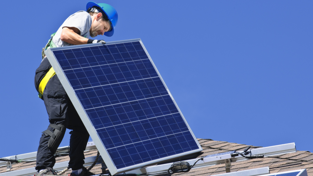 Solar panel upgrade on residential roof impacting home assessed value
